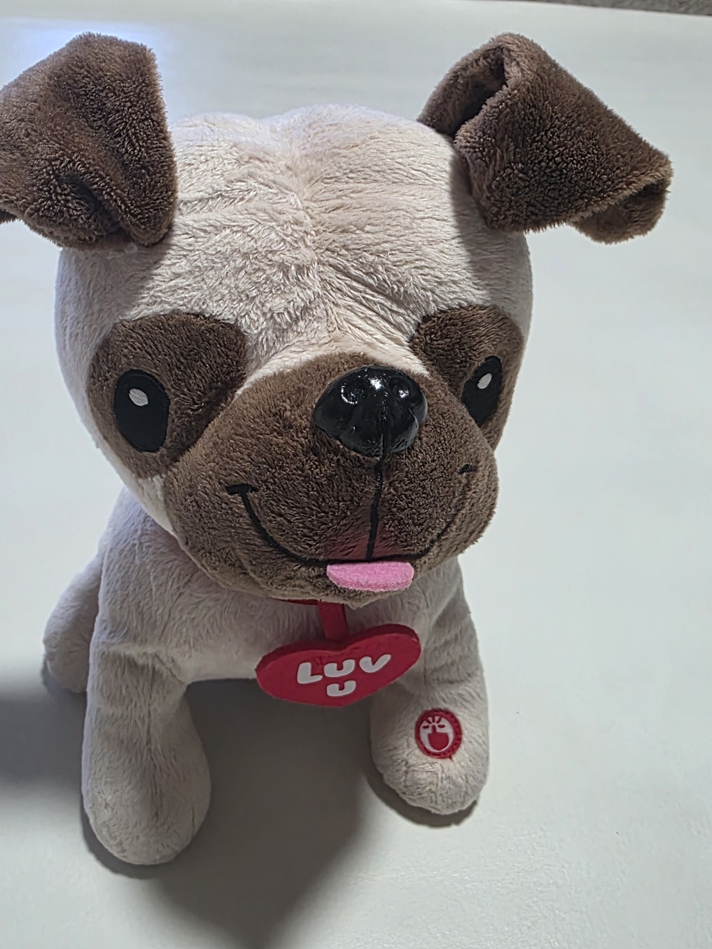 Luv Pug Hallmark 12" Stuffed Plush Animal Sing I Like Big Hugs Musical WORKS!!